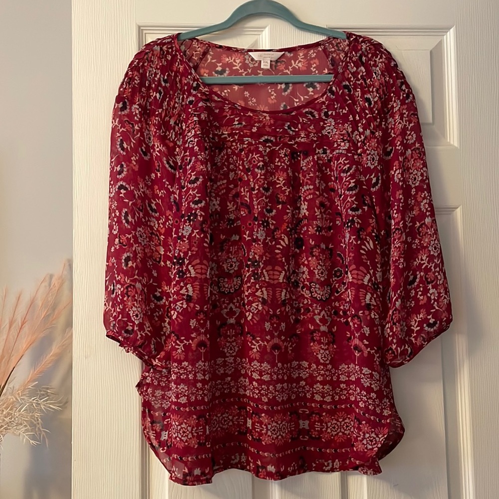 Laura Conrad Paisley Bandana Print Blouse